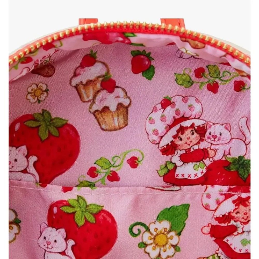 Loungefly Strawberry Shortcake Scented Mini Backpack Wallet Set